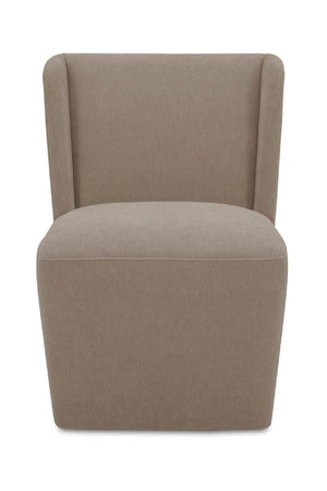   Modern European furniture - Upholstered Rolling Dining Chair - www.oroa.com | Oroa.com