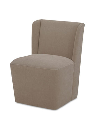   Modern European furniture - Upholstered Rolling Dining Chair - www.oroa.com | Oroa.com