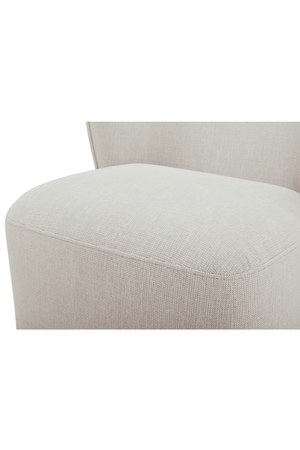   Modern European furniture - Curved Back Rolling Dining Chair - www.oroa.com | Oroa.com