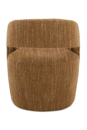   Modern European furniture - Brown Open-Back Rolling Dining Chair - www.oroa.com | Oroa.com