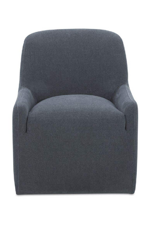 Upholstered Rolling Dining Chair | Novi Living Sandy | Oroa.com