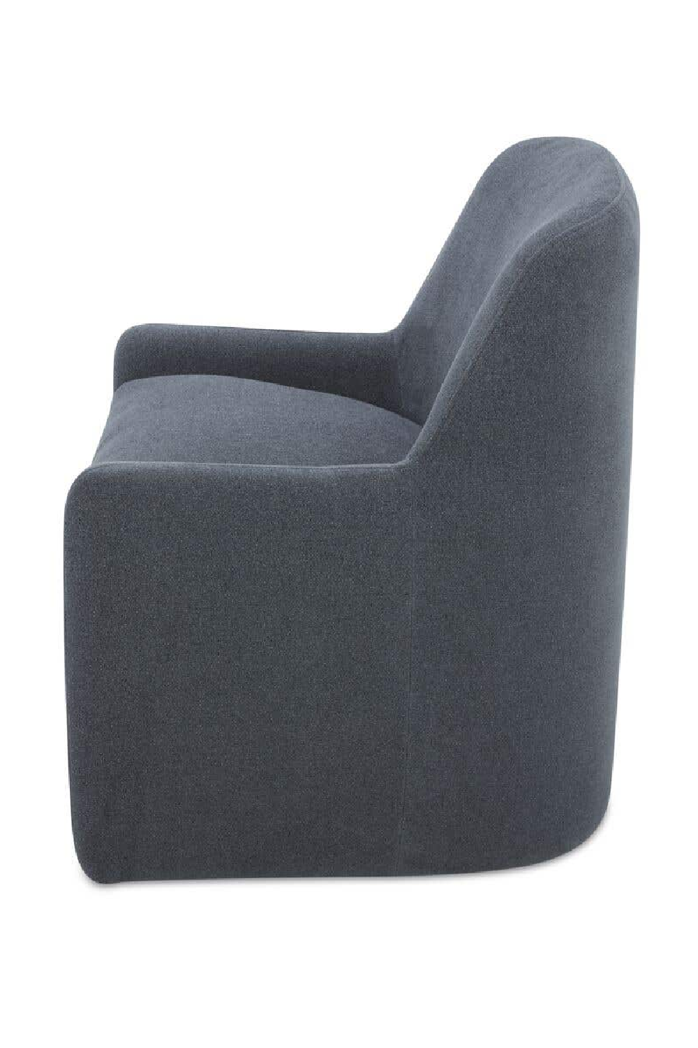 Upholstered Rolling Dining Chair | Novi Living Sandy | Oroa.com