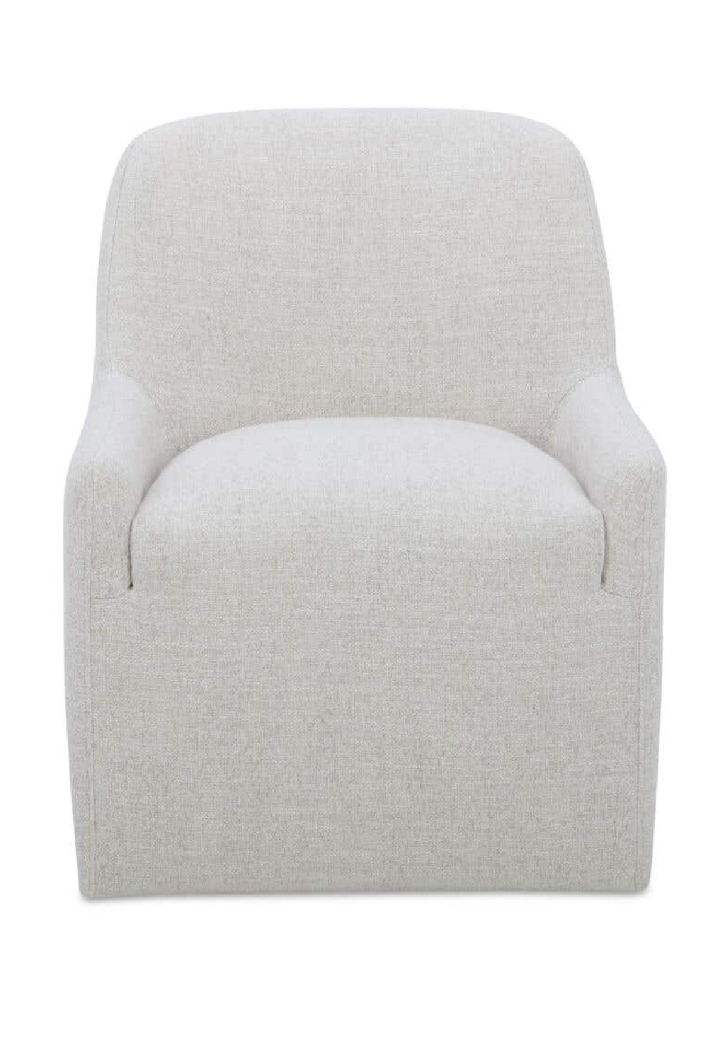 Upholstered Rolling Dining Chair | Novi Living Sandy | Oroa.com