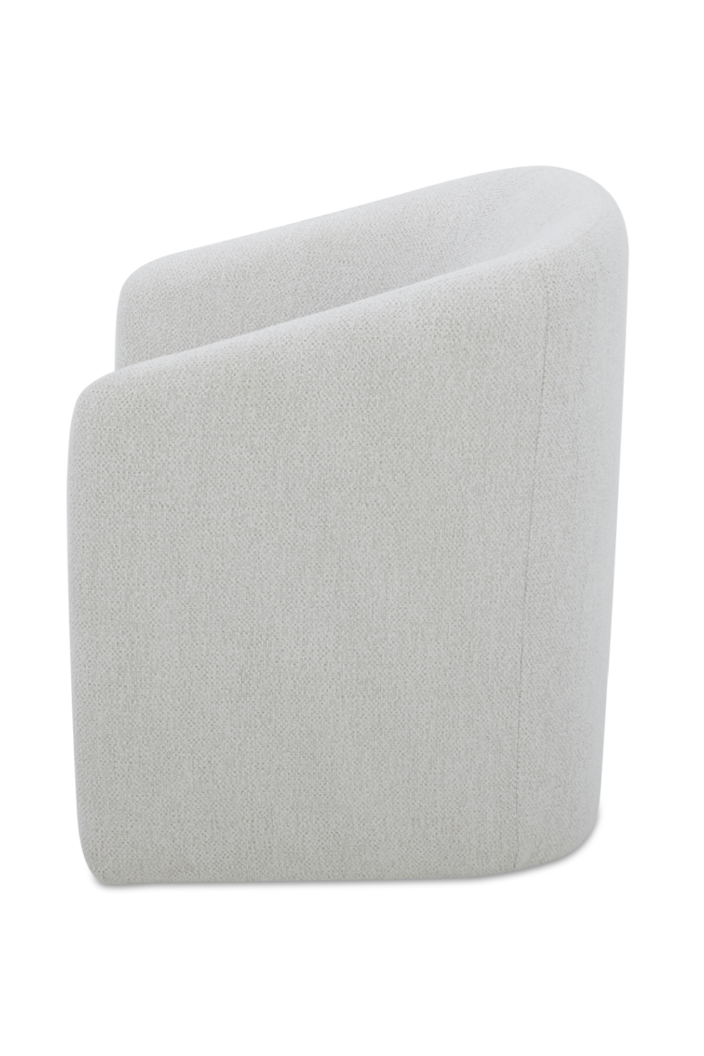 Upholstered Rolling Dining Chair | Novi Living Sandy | Oroa.com