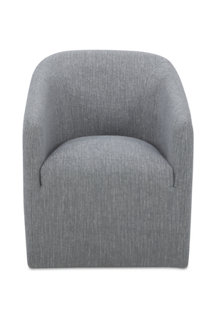 Upholstered Rolling Dining Chair | Novi Living Sandy | Oroa.com