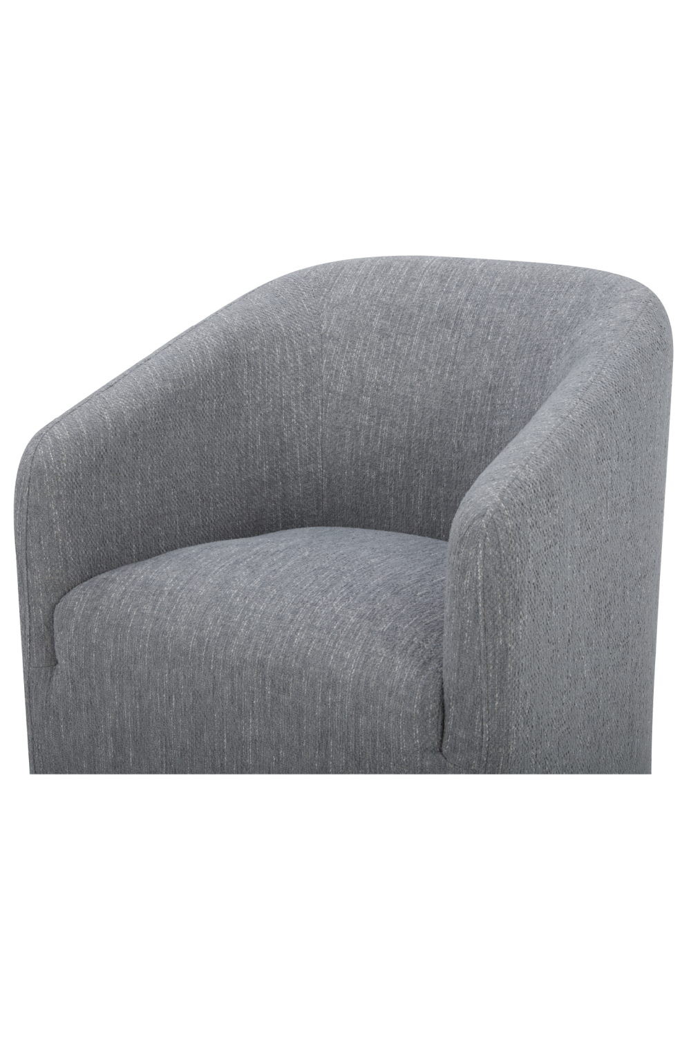Upholstered Rolling Dining Chair | Novi Living Sandy | Oroa.com