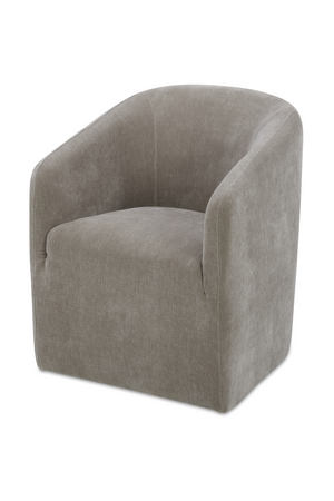 Upholstered Rolling Dining Chair | Novi Living Sandy | Oroa.com