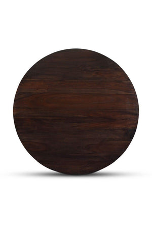   Modern European furniture - Brown Sheesham Round Dining Table - www.oroa.com | Oroa.com
