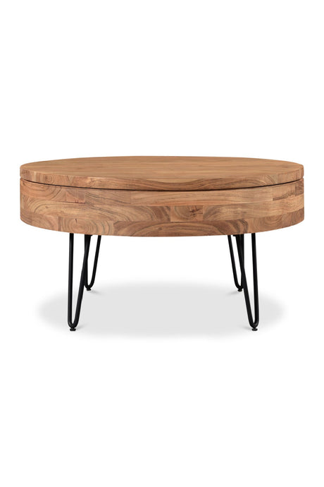 Modern European furniture - Acacia Wood Coffee Table - www.oroa.com