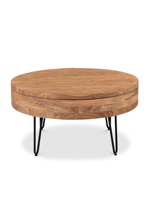 Modern European furniture - Acacia Wood Coffee Table - www.oroa.com