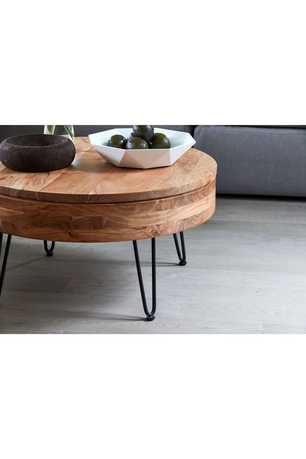 Modern European furniture - Acacia Wood Coffee Table - www.oroa.com
