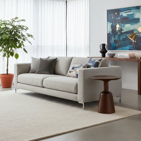 Round Wooden End Table | Novi Living Nels | Oroa.com