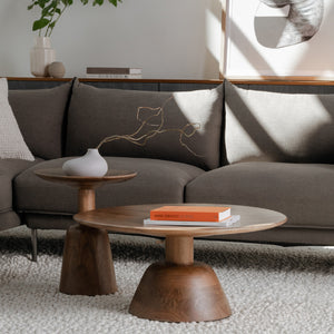 Modern European furniture - Wooden Round Coffee Table - www.oroa.com