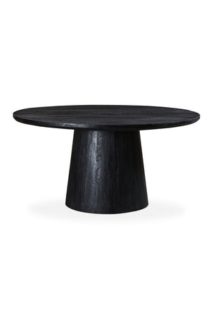 Modern European furniture - Black Mango Wood Dining Table - www.oroa.com