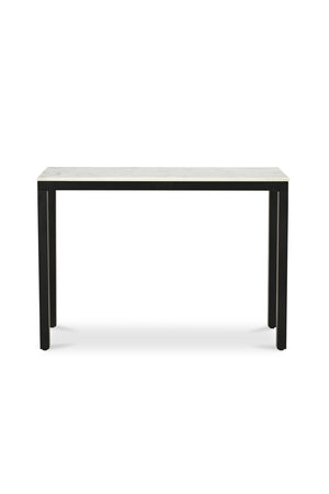 Modern European furniture - White Banswara Marble Console Table - www.oroa.com