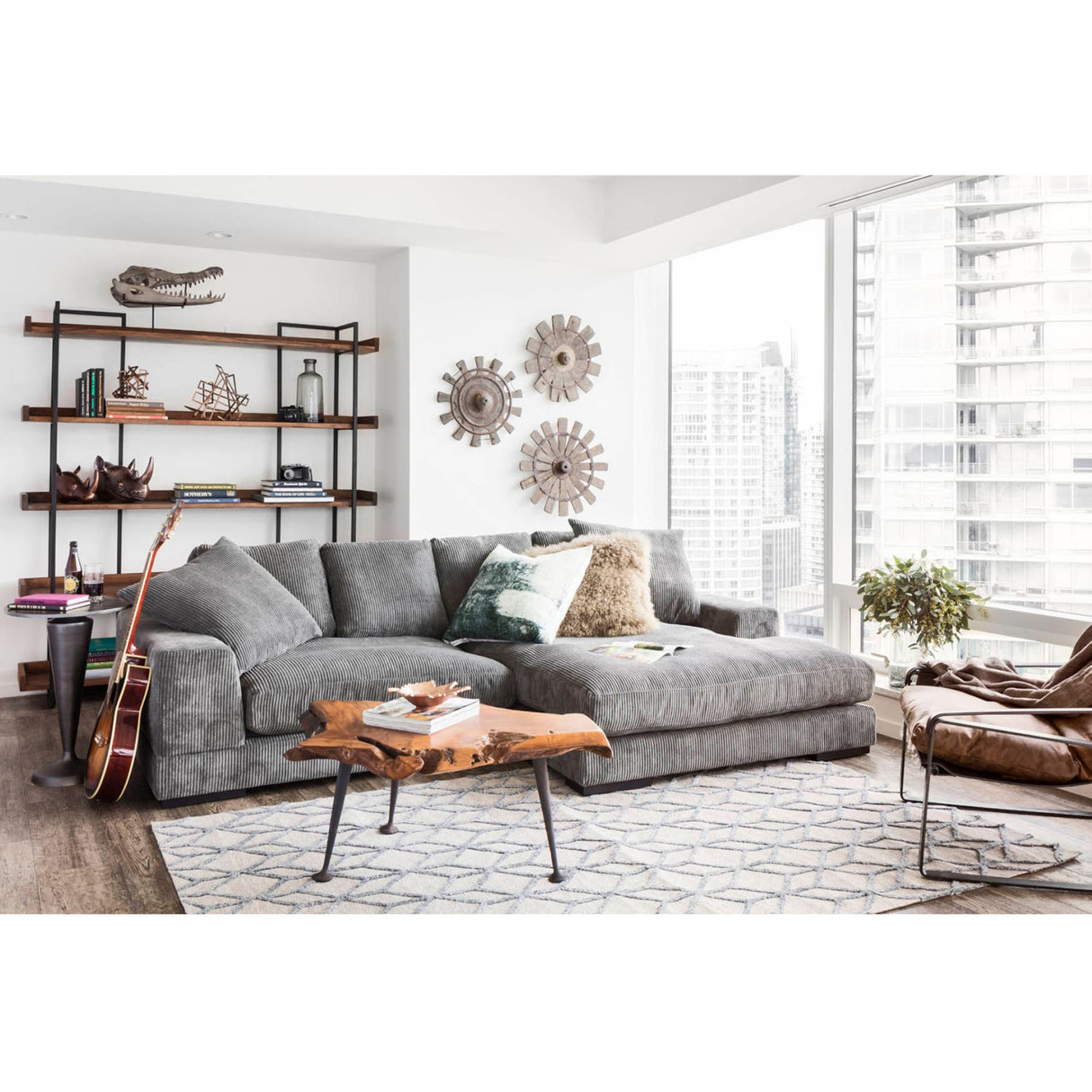 Modern European furniture - Solid Acacia Bookshelf - www.oroa.com