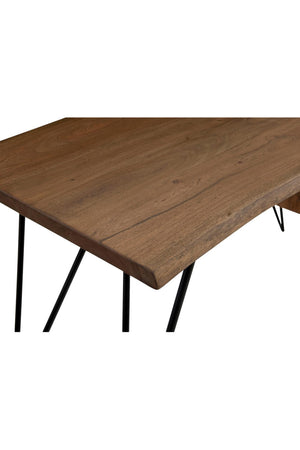 Modern European furniture - Solid Acacia 1-Drawer Desk - www.oroa.com