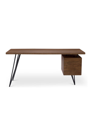 Modern European furniture - Solid Acacia 1-Drawer Desk - www.oroa.com
