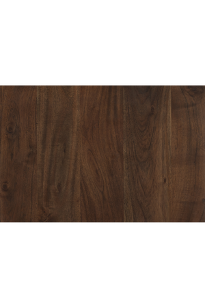 Brown Acacia Cube Side Table | Novi Living Eton | Oroa.com