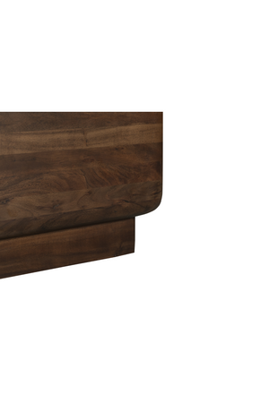 Brown Acacia Cube Side Table | Novi Living Eton | Oroa.com