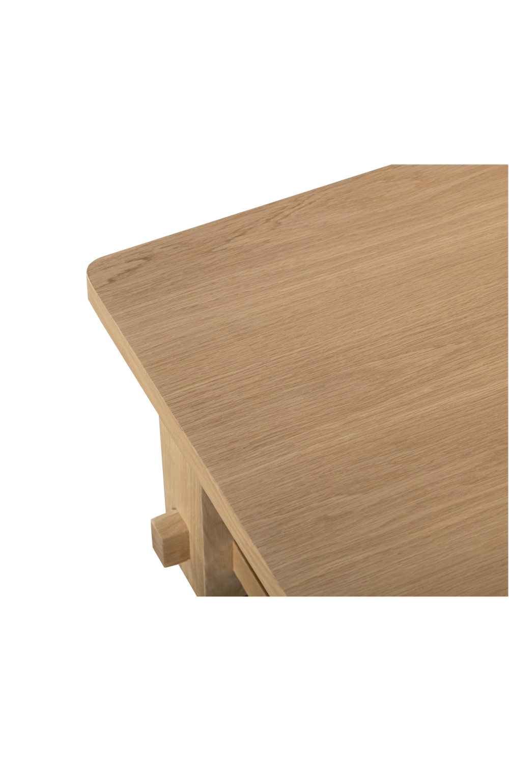 Natural Solid Oak Coffee Table | Novi Living Morey | Oroa.com