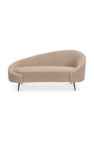 Modern European furniture - Brown Shearling Chaise Lounge - www.oroa.com