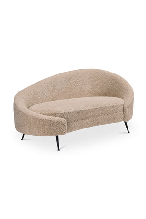 Modern European furniture - Brown Shearling Chaise Lounge - www.oroa.com