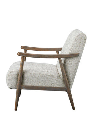 Modern European furniture - Beige Channeled Accent Chair - www.oroa.com