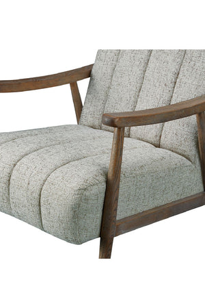 Modern European furniture - Beige Channeled Accent Chair - www.oroa.com