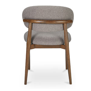 Modern European furniture - Curved Back Padded Dining Chair - www.oroa.com