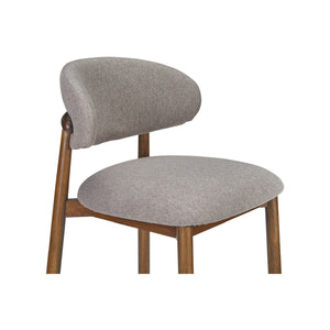 Modern European furniture - Curved Back Padded Dining Chair - www.oroa.com