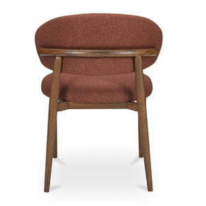 Modern European furniture - Curved Back Padded Dining Chair - www.oroa.com