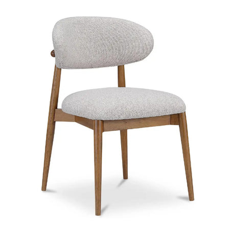 Modern European furniture - White Padded Dining Chair - www.oroa.com