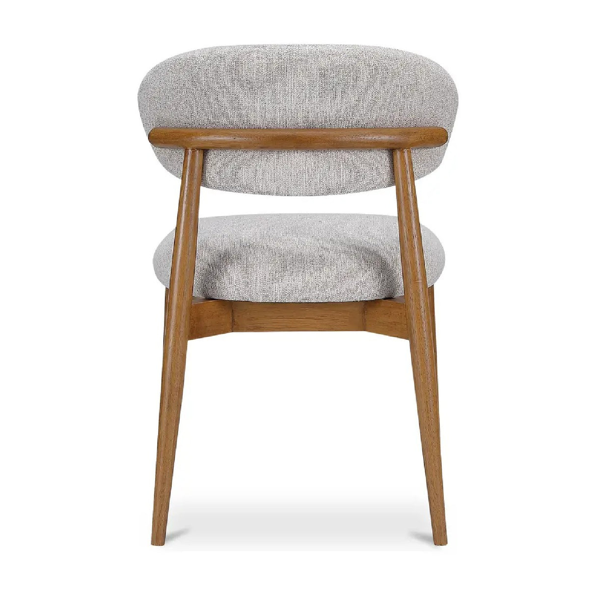 Modern European furniture - White Padded Dining Chair - www.oroa.com