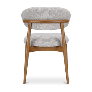 Modern European furniture - White Padded Dining Chair - www.oroa.com