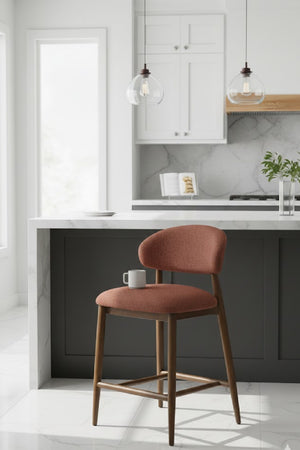   Modern European furniture - Rubberwood Framed Counter Stool - www.oroa.com | Oroa.com