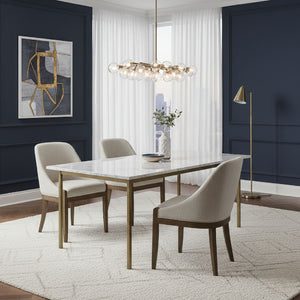 Modern European furniture - Oak Framed Upholstered Dining Chair - www.oroa.com