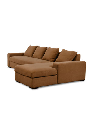 Modern European furniture - Track-Armed Right Sectional Sofa - www.oroa.com