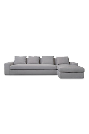 Modern European furniture - Track-Armed Right Sectional Sofa - www.oroa.com