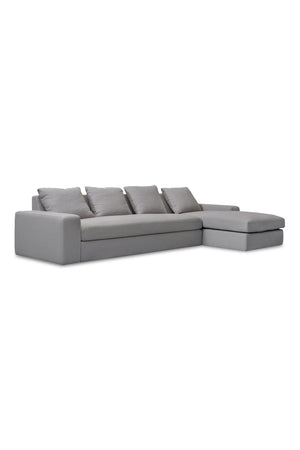 Modern European furniture - Track-Armed Right Sectional Sofa - www.oroa.com