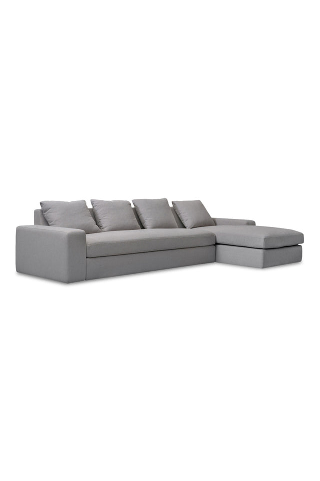 Modern European furniture - Track-Armed Right Sectional Sofa - www.oroa.com