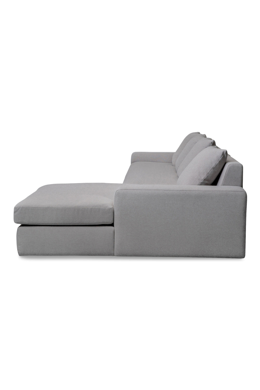 Modern European furniture - Track-Armed Right Sectional Sofa - www.oroa.com