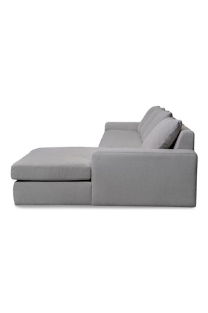 Modern European furniture - Track-Armed Right Sectional Sofa - www.oroa.com