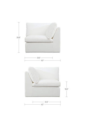 Modern European furniture - Olefin Indoor/Outdoor Sofa - www.oroa.com
