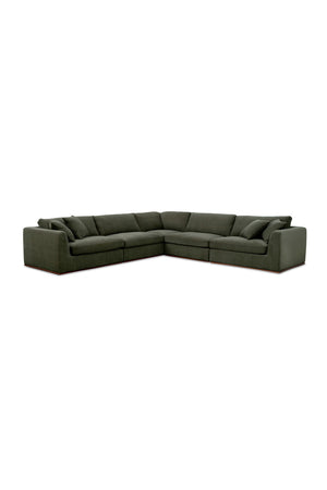 Modern European furniture - Classic L-Shaped Modular Sofa - www.oroa.com