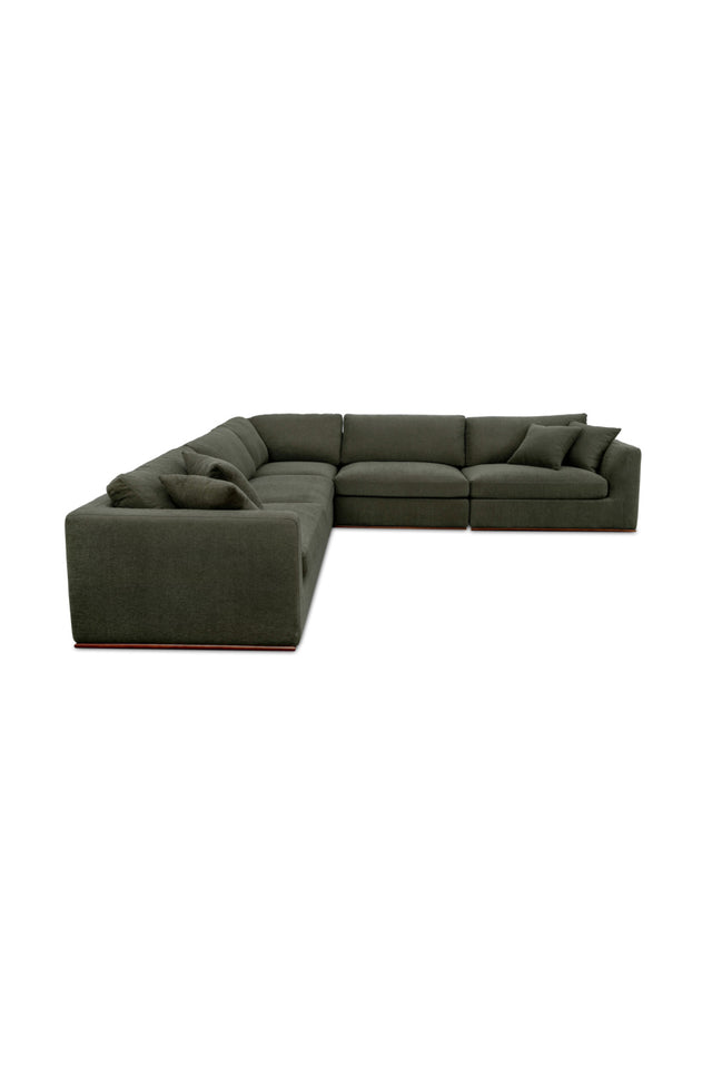 Modern European furniture - Classic L-Shaped Modular Sofa - www.oroa.com