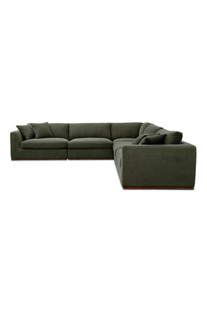 Modern European furniture - Classic L-Shaped Modular Sofa - www.oroa.com