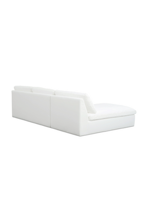   Modern European furniture - 2-Piece White Outdoor Modular Sofa - www.oroa.com | Oroa.com
