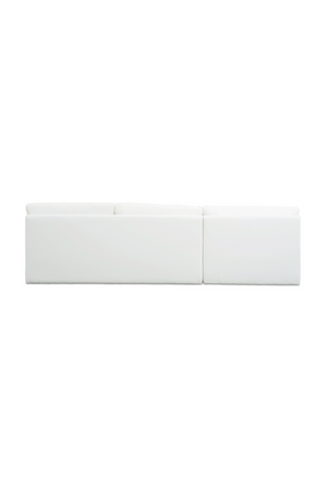   Modern European furniture - 2-Piece White Outdoor Modular Sofa - www.oroa.com | Oroa.com