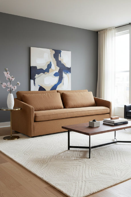   Modern European furniture - Upholstered Layered Back Sofa - www.oroa.com | Oroa.com